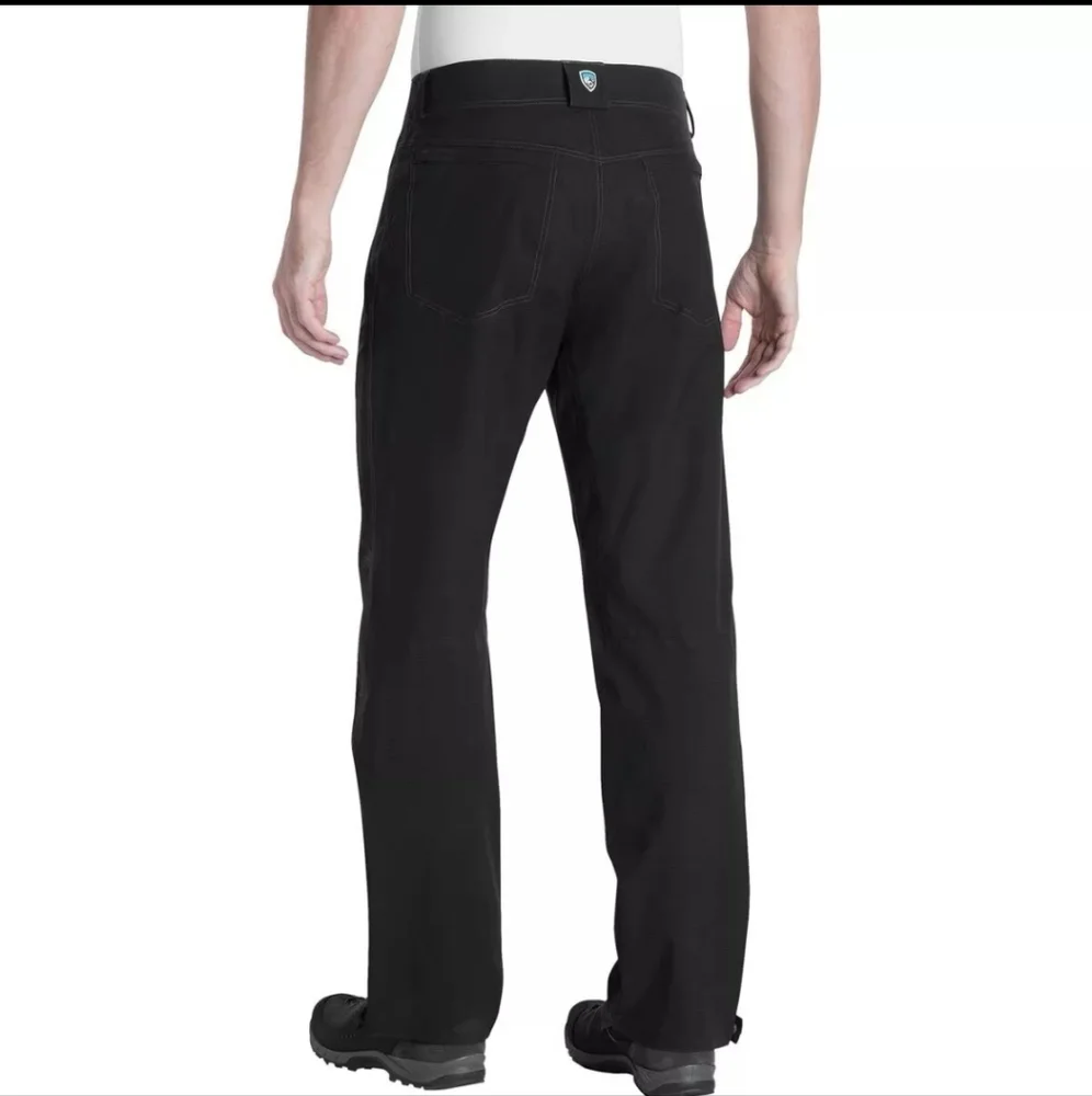 KUHL Mens Jetstream Rain Pant 40x32 Performance Waterproof 100% Nylon Ankle Zip - Picture 9 of 11